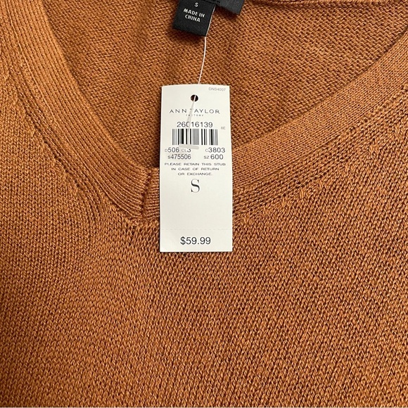 NWT ANN TAYLOR FACTORY v-neck sweater - Picture 7 of 7